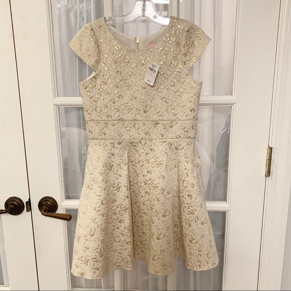 NEW Gold Cheeta Zoe Ltd Dress